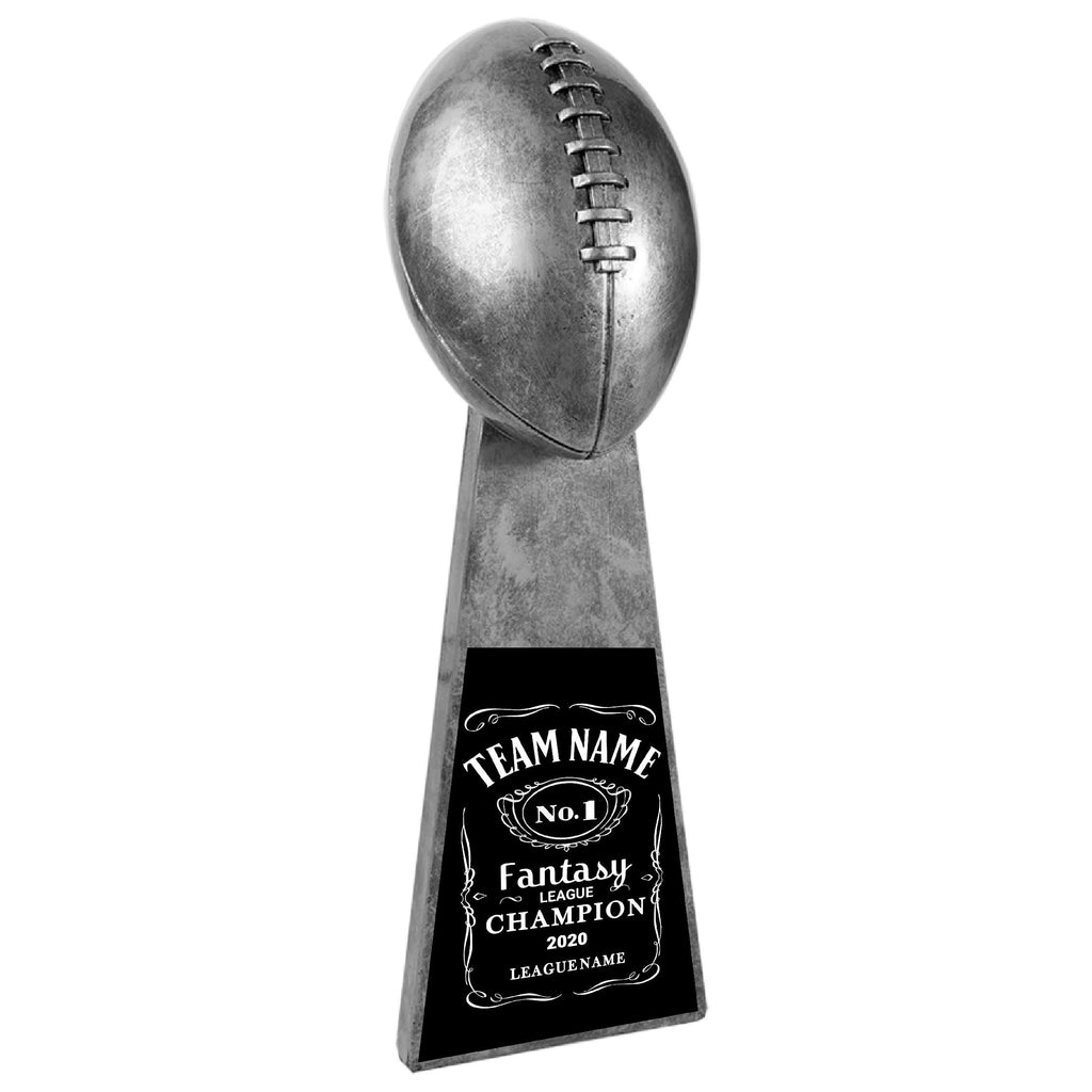 cool fantasy football trophy custom jack